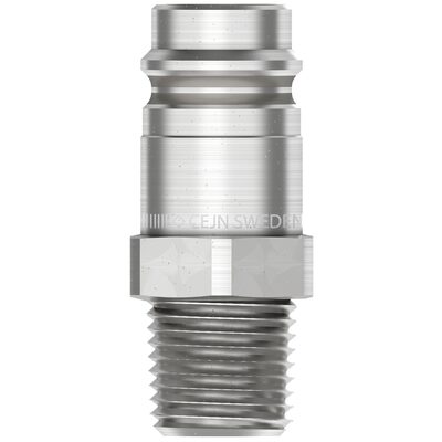 Vacula Nipple; Eurostandard 3/8" Body Size; 1/2" Male NPT