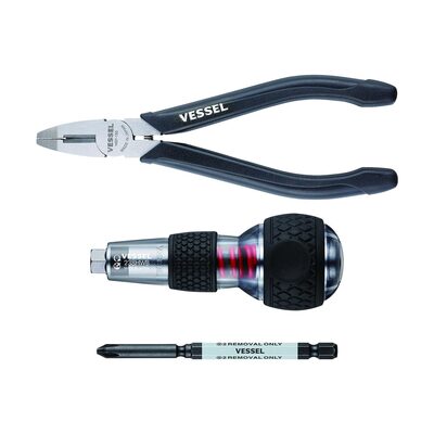 Vessel Tools Impact & Out Screwdriver & Screw Removal Kit
