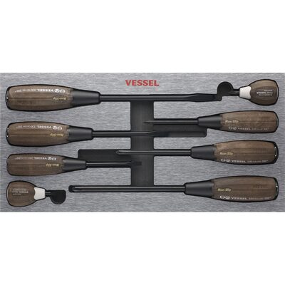 Vessel Tools Wood-Compo Non-Slip SD 8pc set in EVA