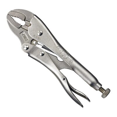 Vise Grip 7WR - 7 Inch Curved Jaw with Wire Cutter Locking Pliers