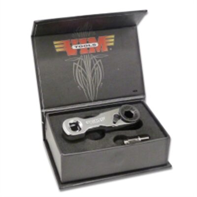 VIM Tools 3/8 Inch Mini Ratchet Double Square Drive, Offset Female Square Drive In Handle
