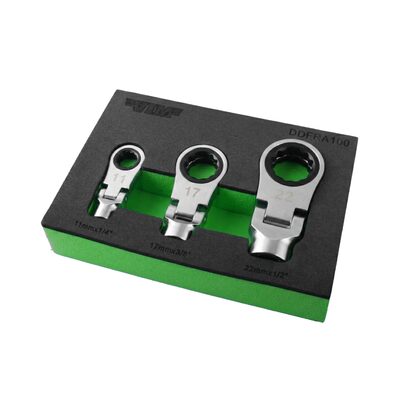 VIM Tools 3 PC. DUAL DRIVE FLEX RATCHETING ATTACHMENT SET
