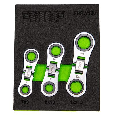 VIM Tools Nano Flex Ratcheting Wrench Set