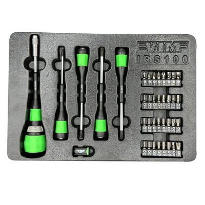 VIM Tools 39 Piece Interchangeable Ratcheting Screwdriver Master Set