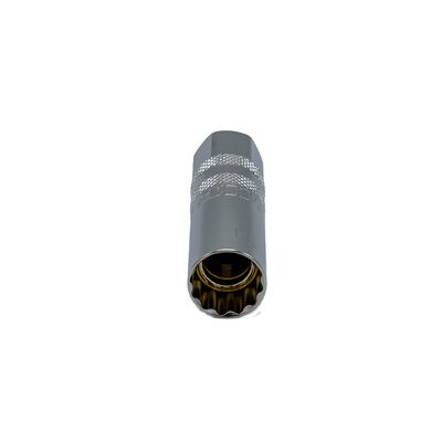 VIM Tools 14MM 12PT MAGNETIC THIN WALL SPRING-LOADED UJ SPARK PLUG SOCKET - 3/8'' DR.
