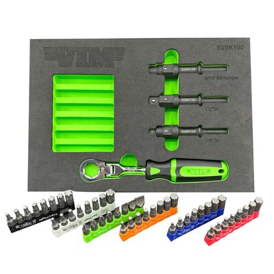 VIM Tools 52 Piece Shake 2 Break Master Kit with Impact Bits