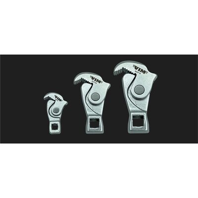VIM Tools 3 Piece Spring Loaded Crowfoot Wrench Set (1/4 Inch - 3/8 Inch & 1/2 Inch)
