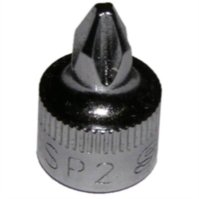VIM Tools Stubby Philips Driver, P2 Tip, 1/4 Inch Square Drive