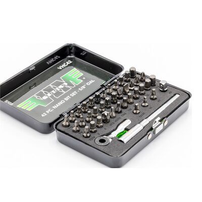 VIM Tools 42 Piece Nano Bit Set - 5/8 Inch OAL