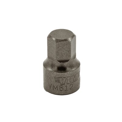 VIM Tools 12 mm Stubbie One Piece Impact Driver, S2 Steel, 1 .1 OAL (28 mm)