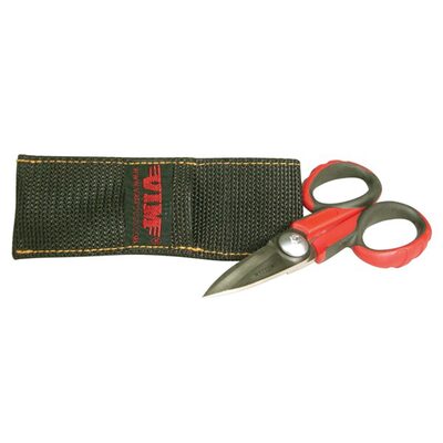 VIM Tools Work Shears Multi Pupose Cutters, 5 1/2 Inch Long with Sheath