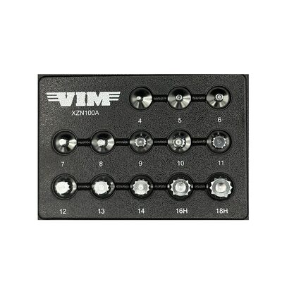 VIM Tools 13 Piece XZN Driver Set - 3/8 Inch Drive