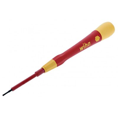Wiha Tools Insul. PicoFinish Precision Slotted Screwdriver 1.5x40mm