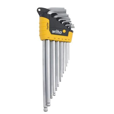 WIHA Tools 13 Piece ErgoStar Ball End Hex L-Key Set - Inch