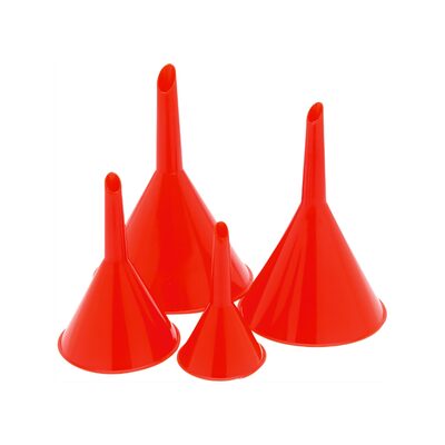 Wilmar Corp. / Performance Tool 4 Piece Plastic Funnel Set (2 to 13 oz.)