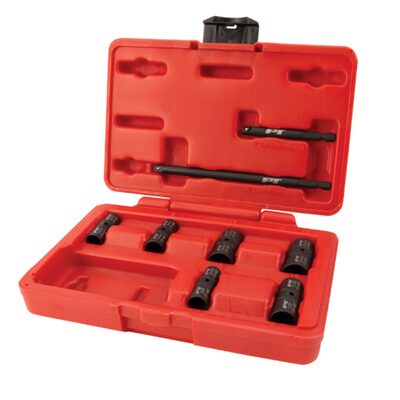 Wilmar Corp. / Performance Tool 8 Piece 1/4" Drive Flip Socket Set