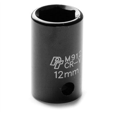 Wilmar Corp. / Performance Tool 3/8" Drive 12mm 6pt Impact Socket