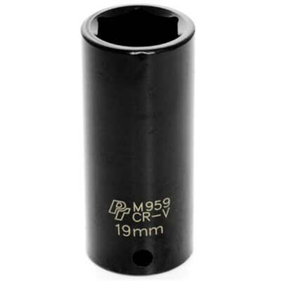 Wilmar Corp. / Performance Tool 3/8" Drive 19mm 6pt Deep Impact Socket