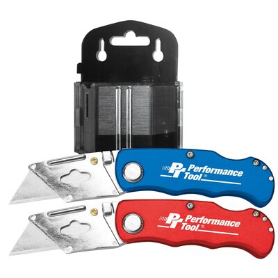 Wilmar Corp. / Performance Tool 52 Piece Folding Utility Knife Set