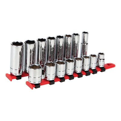 Wilmar Corp. / Performance Tool 16 Piece 3/8" Drive Metric Socket Set