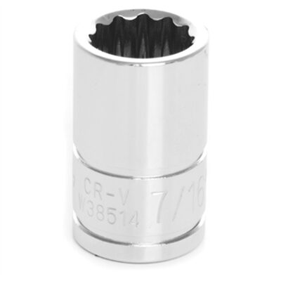 Wilmar Corp. / Performance Tool 3/8" Drive 7/16" 12pt Socket