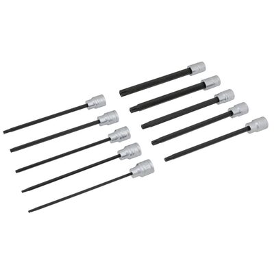 Wilmar Corp. / Performance Tool 10 Piece 3/8" Drive TR Star Bit Socket Set