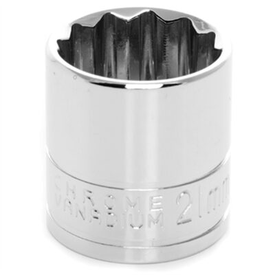 Wilmar Corp. / Performance Tool 3/8" Drive 21mm 12pt Socket