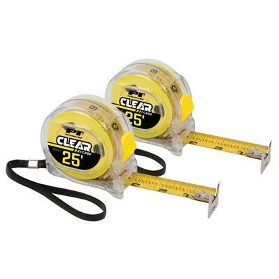 Wilmar Corp. / Performance Tool 2 pc. 25' X1" Clear Tape Measure