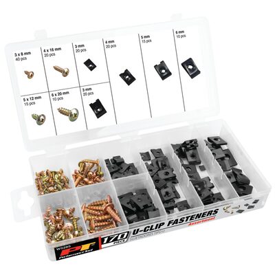 Wilmar Corp. / Performance Tool 170 Piece U-Clip Fastener Assortment