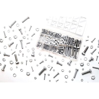 Wilmar Corp. / Performance Tool 240 Piece Metric Zinc Nuts/Bolt Assortment