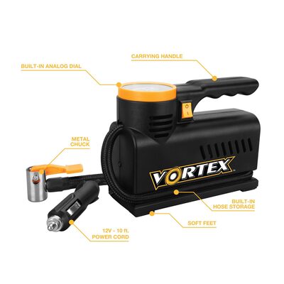 Wilmar Corp. / Performance Tool 12V Compact Tire Inflator w/LED Light
