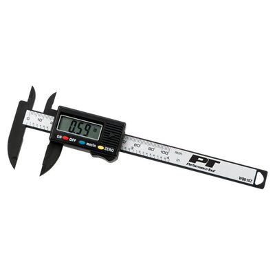 Wilmar Corp. / Performance Tool 4" Carbon Fiber Digital Caliper