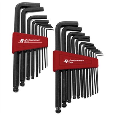 Wilmar Corp. / Performance Tool 22 Piece SAE/Metric Ball End Hex Key Set