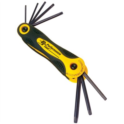Wilmar Corp. / Performance Tool 8 Piece Star Folding Hex Key Set