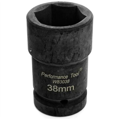 Wilmar Corp. / Performance Tool 1" Drive Budd Wheel Socket 38 mm