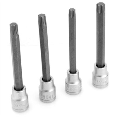 Wilmar Corp. / Performance Tool 4 Piece 3/8" Drive Long Star Bit Socket Set