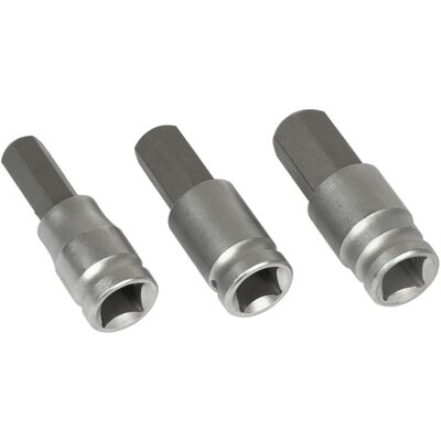Wilmar Corp. / Performance Tool 3 Piece Large Hex Bit Socket Set