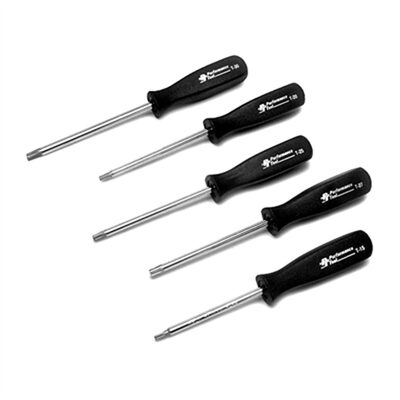Wilmar Corp. / Performance Tool 5 Piece Tamper Resistant Star Driver Set