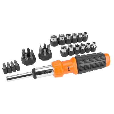 Wilmar Corp. / Performance Tool 34 Piece Socket and Bit Driver Set