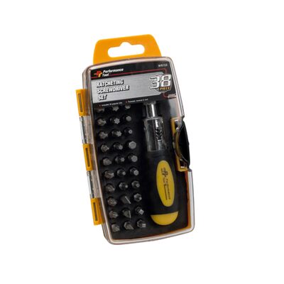 Wilmar Corp. / Performance Tool 38 Piece Ratchet Screwdriver Set