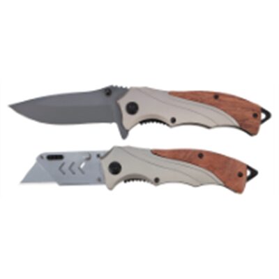 Wilmar Corp. / Performance Tool 2 Piece Hardwood Handle Knife Set